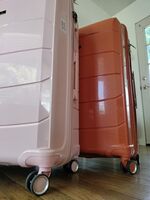 Большой чемодан VIF Denver на 97 л весом 4 кг из полипропилена Черный 787091